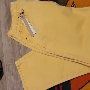 Topshop Yellow Jeans